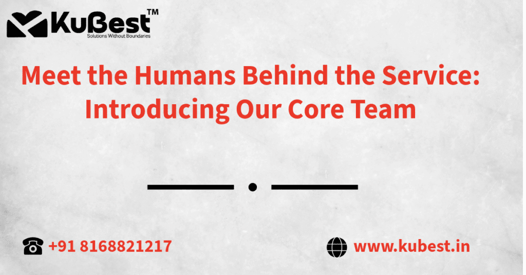 Meet the Humans Behind the Service: Introducing Our Core Team 1 Introduction to core team members