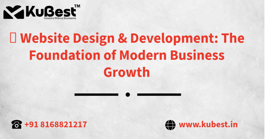 Website design and development kubest