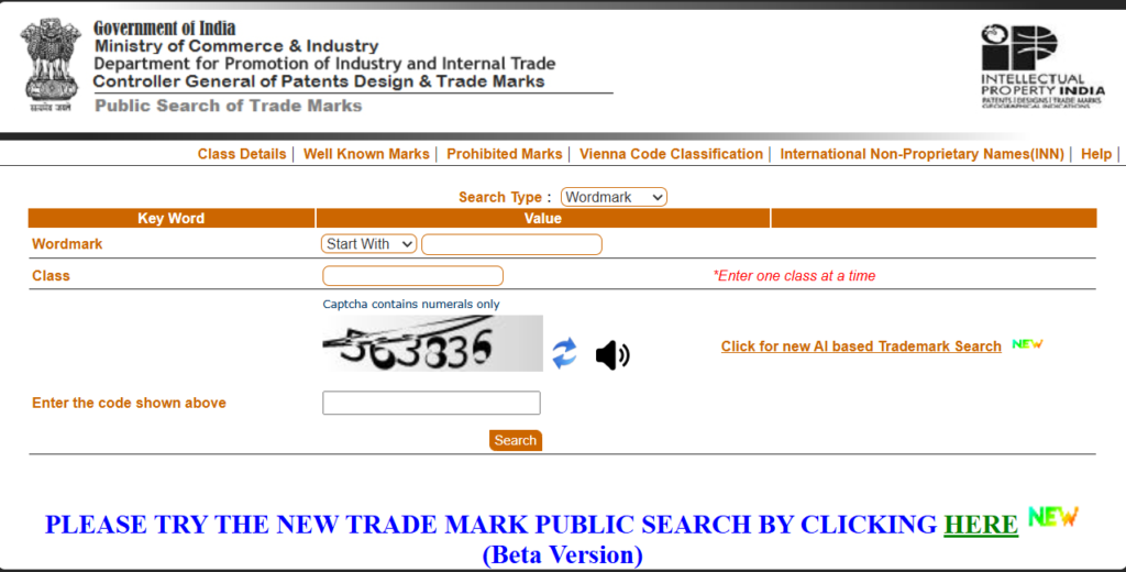 IP SEARCH INDIA